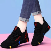 Sporty Kicks Black Sneakers.