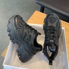 High Sole Funky Shoes - Black